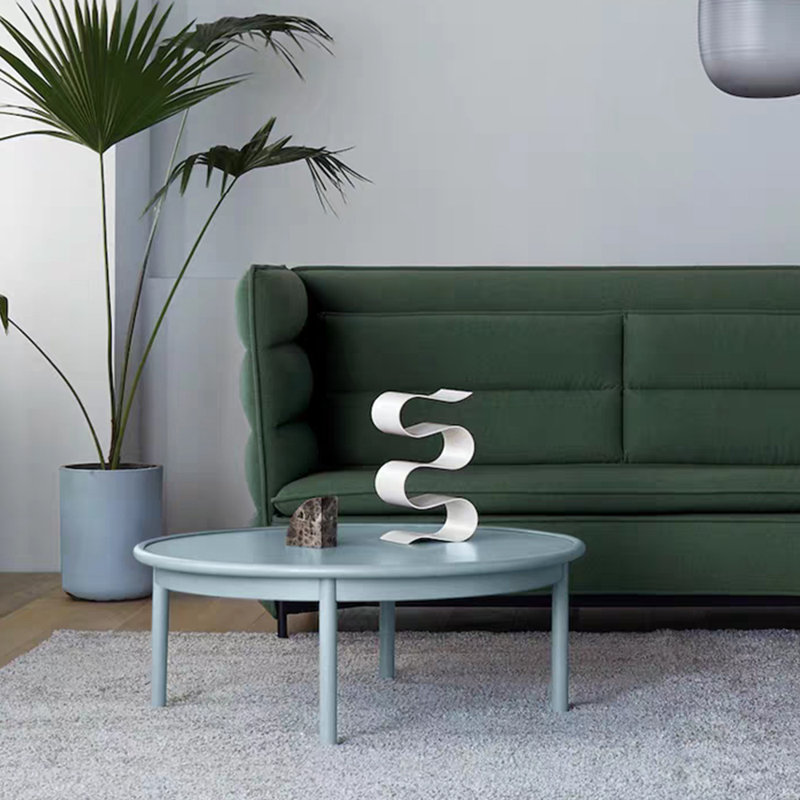 Table basse moderne simple de style crème