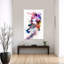Abstract Color Explosion Abstract Contemporary Modern Violet Wall Art Print-135618932