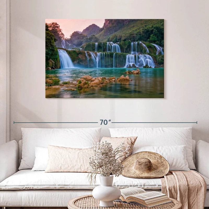 Cascade Alvord Ban Gioc, H 30 po x l 45 po