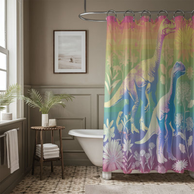 Rideau de douche 1 pièce Spectrum Reptiles