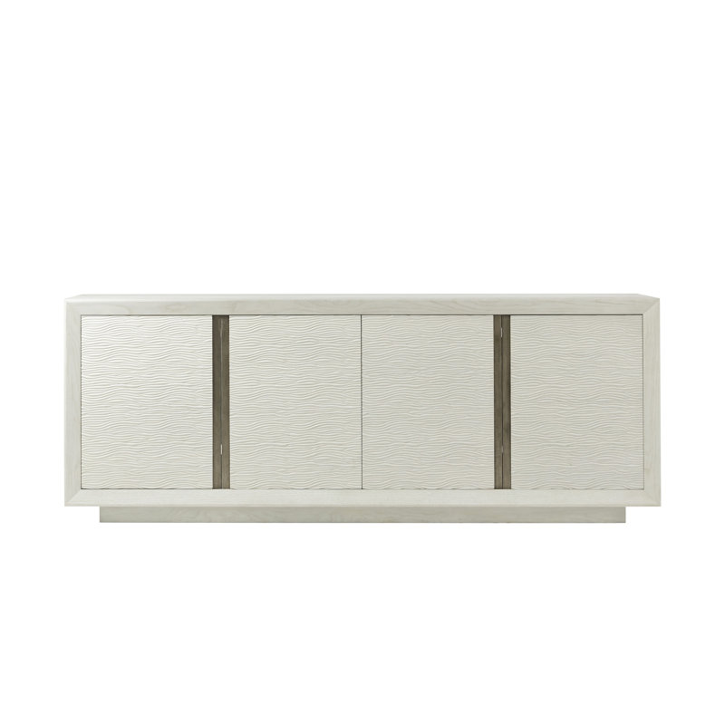 Essence 90.25'' W Solid Wood Sideboard, Opal