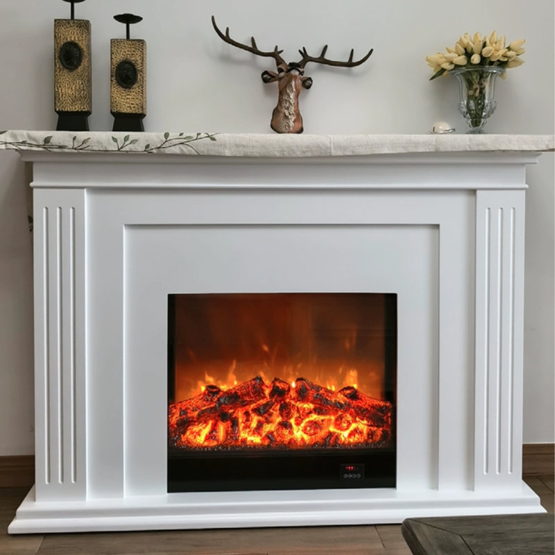 Foyer électrique 47,24 po, H 42,52 po x l 47,24 po x P 12,2 po