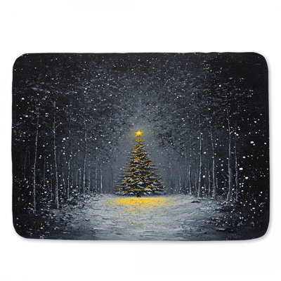 Tapis de bain arbre de Noël