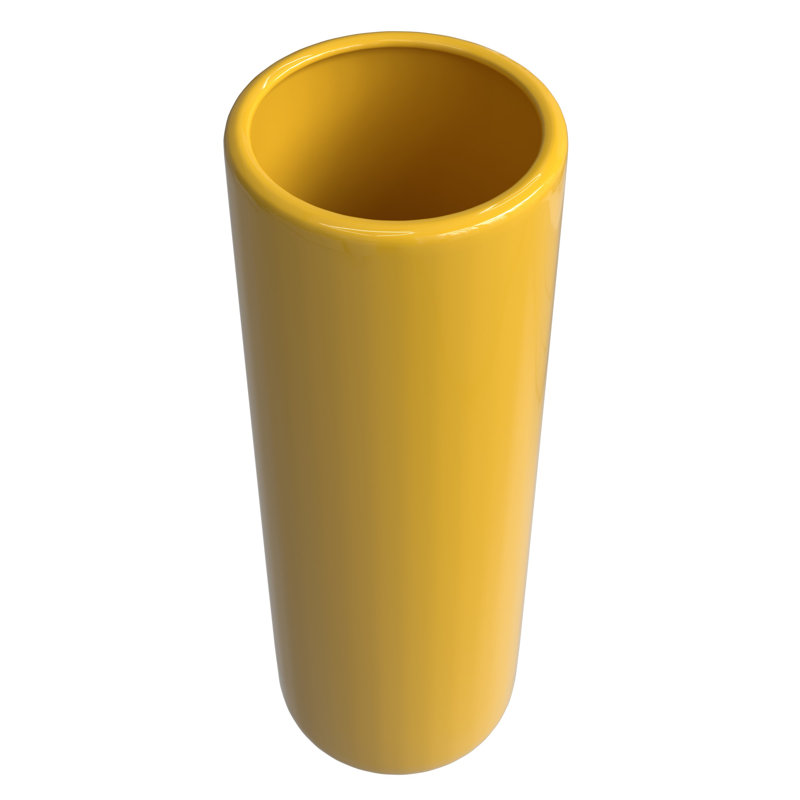 24" Bright Yellow Umbrella Stand, Yellow