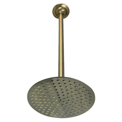 Pomme de douche ronde en laiton 7-3 / 4 po avec bras de plafond de 17 po Kingston