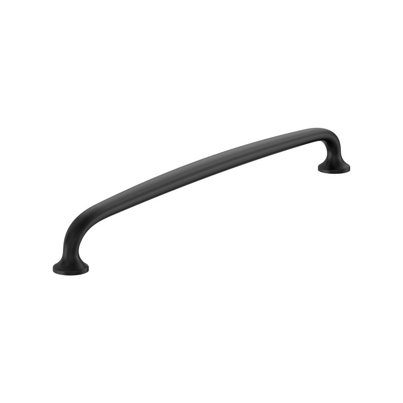 Renown 18" Centre to Centre Appliance Pull, Matte Black, 12"