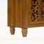 Armoire rétro en bois sculpté arqué