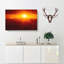 Sunset Over The Hills - Wrapped Canvas Painting-56639172