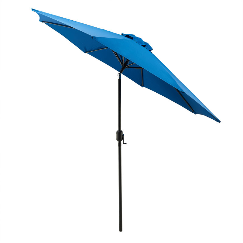 Parasol de marché 9 pi Hapeville, Bleu royal