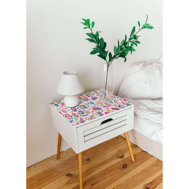 Papier peint adhésif EttaVee, Rouge multi