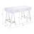 Coleen High Gloss & Chrome Finish Writing Desk W/USB-364008180