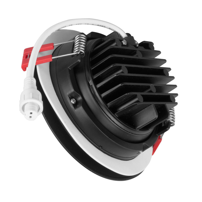 Nicor Black Aluminum 4-Inch LED Gimbal Recessed Downlight