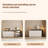 Makeup Vanity with Light mirror,6 drawers