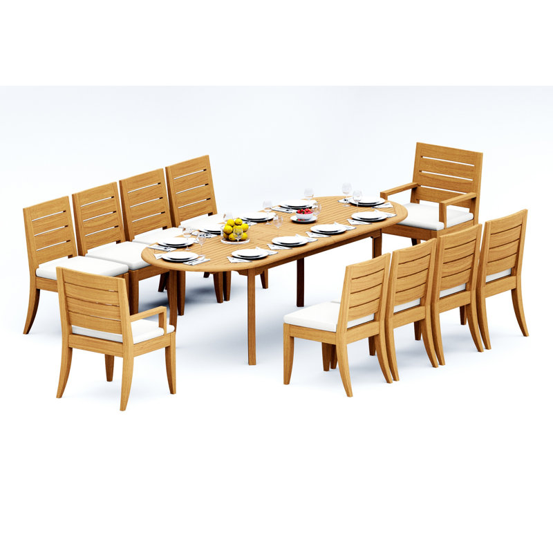 Atnas Outdoor - Piece Teak Dining Set, 10
