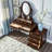 Makeup Vanity with mirror,7 drawers,1 chair
