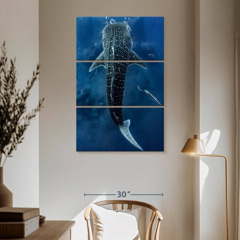 Brampt Spotted Whale Shark, 65" H x 42" W