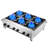 Commercial Gas Range Stove 6 Burners Countertop Cooking Hot Plate Kitchen