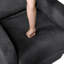 Fauteuil inclinable Allen gris foncé