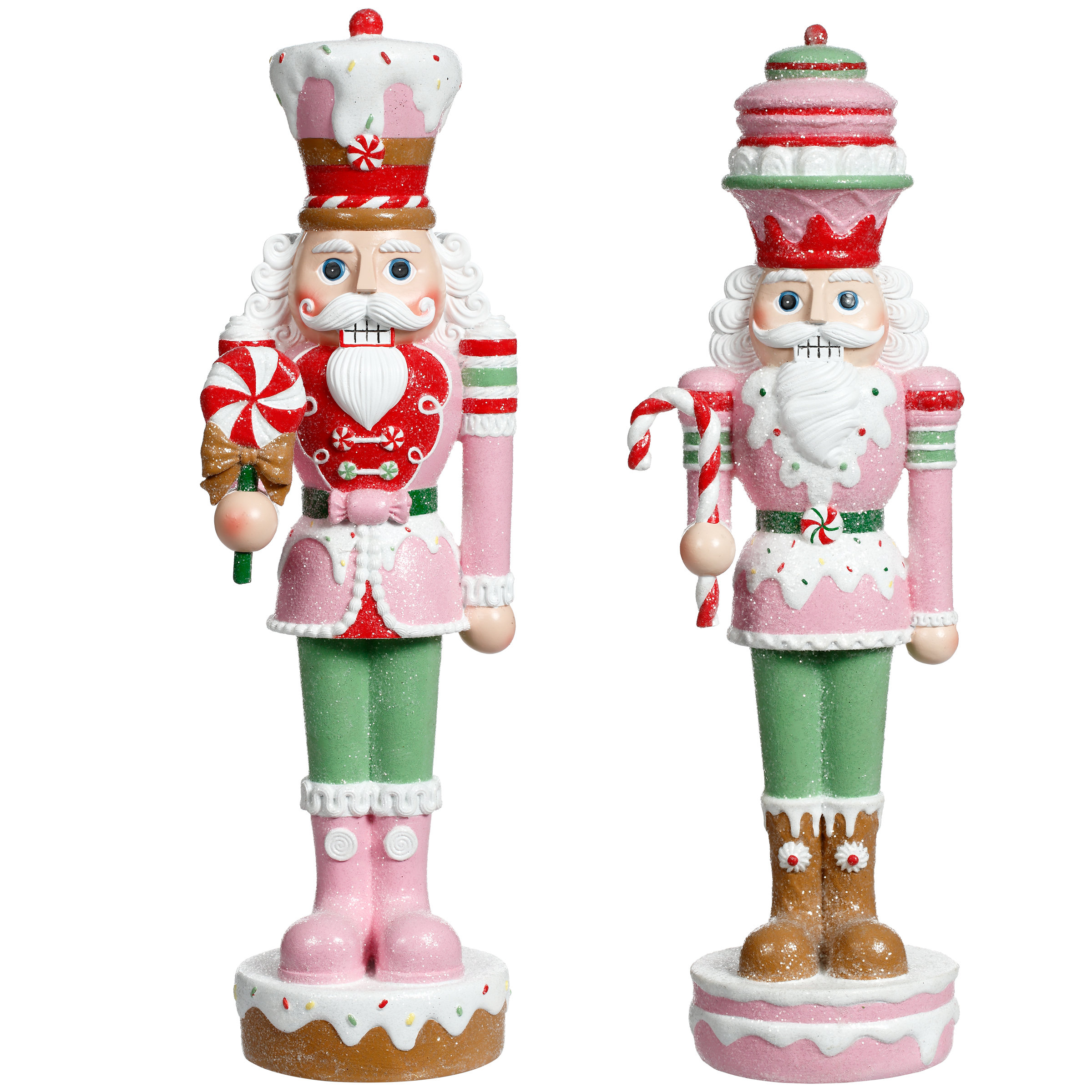 Mark Roberts Peppermint Nutcracker - 13-17.5 Inches Set Of 2 | Perigold