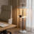 GEEK 49.2'' Modern 3-in-1 Charging & Storage Floor Lamp with Magnetic Wireless Charging, Height-Adjustable LED Light & Storage Tray, Cordless Power Base with Type-C Port-1063889611