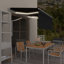 Dakota Fields 300cm W x 250cm D Fabric Cover Retractable Patio Awning-448313175