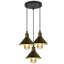 Wier 3 - Light Black Cluster Pendant