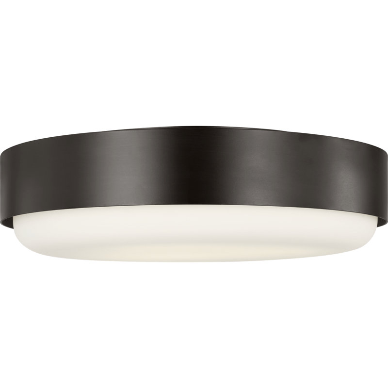 Casas 3 - Light LED Flush Mount, Aged Iron, 60