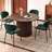 5-Piece Dining Set, Space-Saving Farmhouse Table & Chair Set for 4-1331522125-1331522124