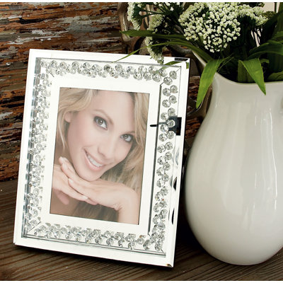 Fenner Gray Wood Beveled Picture Frame