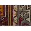 Tapis turc antique à motif géométrique anatolien 4 x 6