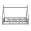 Lit simple au sol, lit en forme de tente-416216190