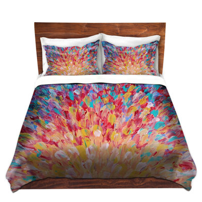 Polyester Floral Duvet Cover