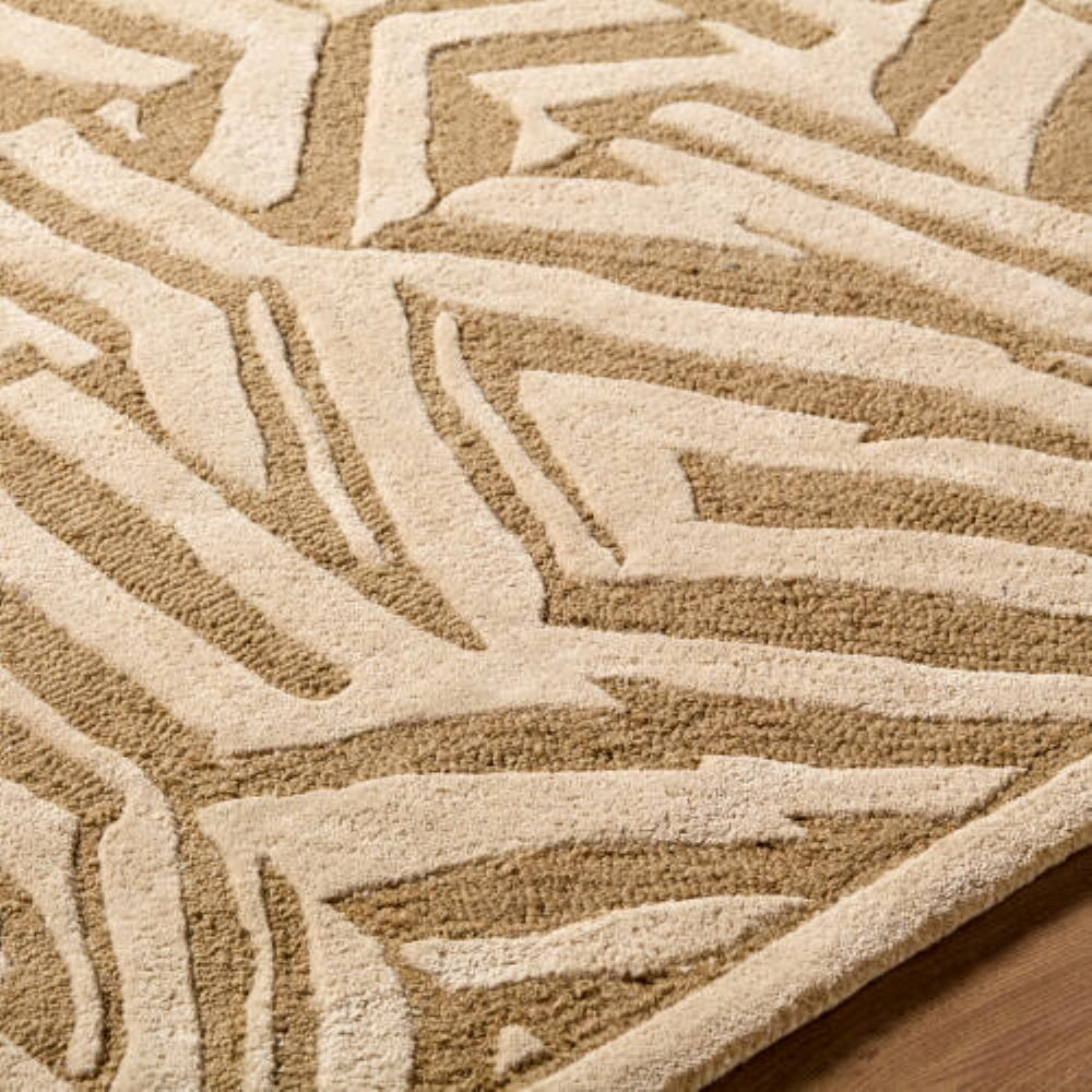 Polk Hand-Tufted Striped Rug, Rectangle 8' x 10'