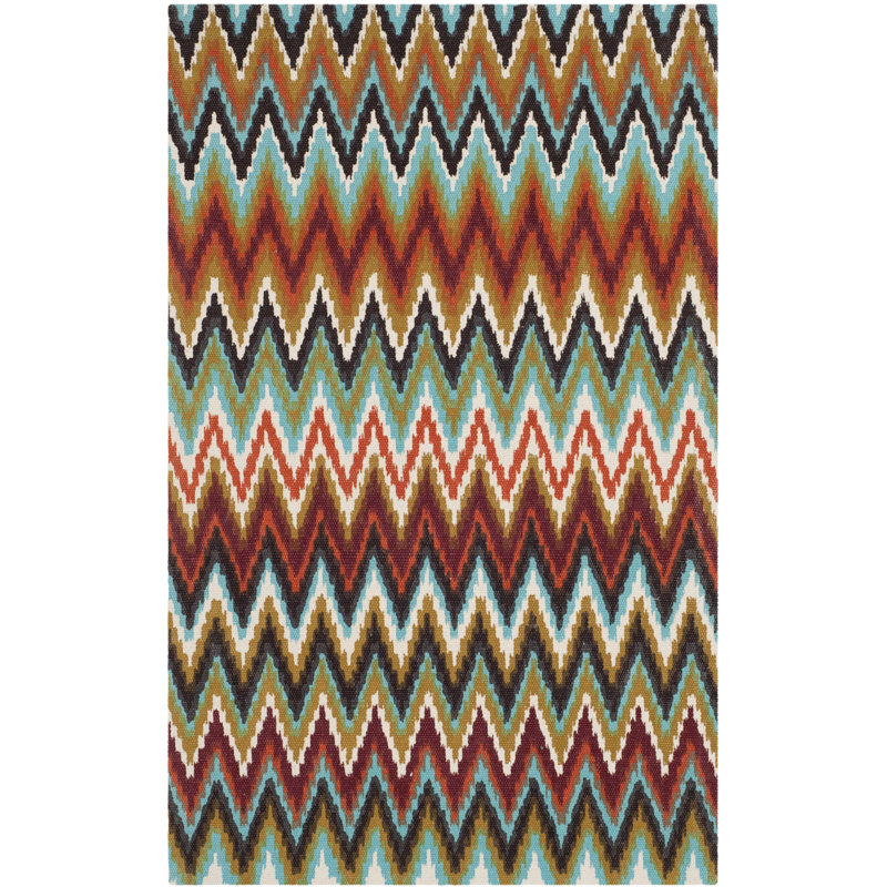 Tapis en coton tissé à la main Sonny Cedar Brook, Rectangle 3' x 5'