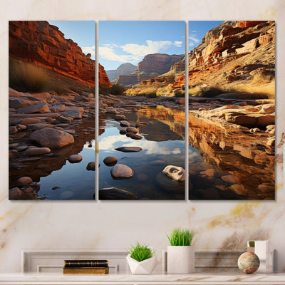 " Canyon Reflections " 3 - Pieces