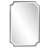 Annekee Frameless Rectangular Beveled Shield Mirror
