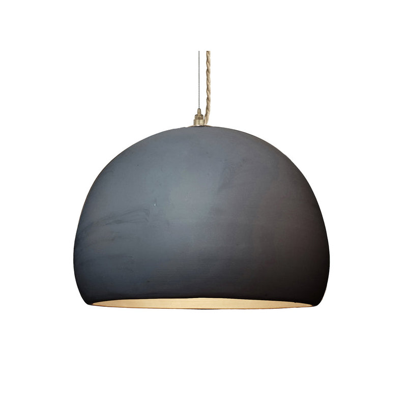Clay 1 - Light Pendant, Matte Black, Ship