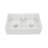 White Sink 33 Inch Double Bowl Ceramic - , Easy To Clean, Workstation 33" Kitchen Chips,