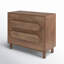 Commode décorative 3 tiroirs en bois massif