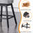 Solid wood Swivel Stool-381842952-384278136