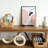 Storage Basket Wicker Baskets with Built-in Handles, 2 Pack Handwoven Rattan Bins