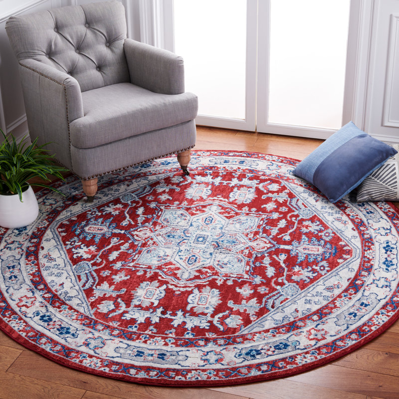 Brentwood Performance Oriental Rug, Round 6'7"