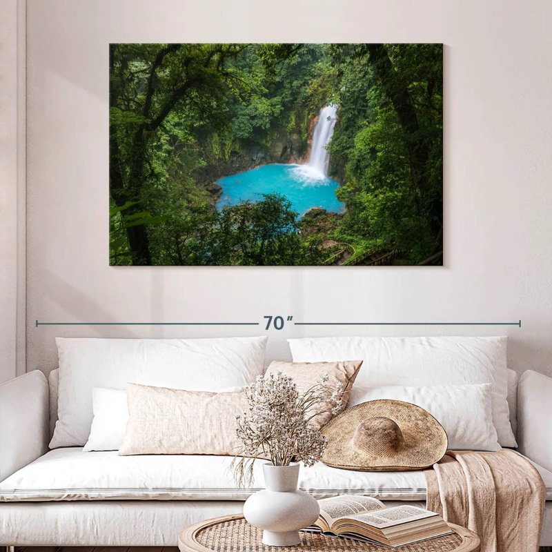 Alvord Rio Celeste Waterfall, 32" H x 48" W