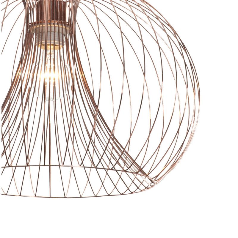 Alfington 1 - Light Geometric Pendant, Copper/Black