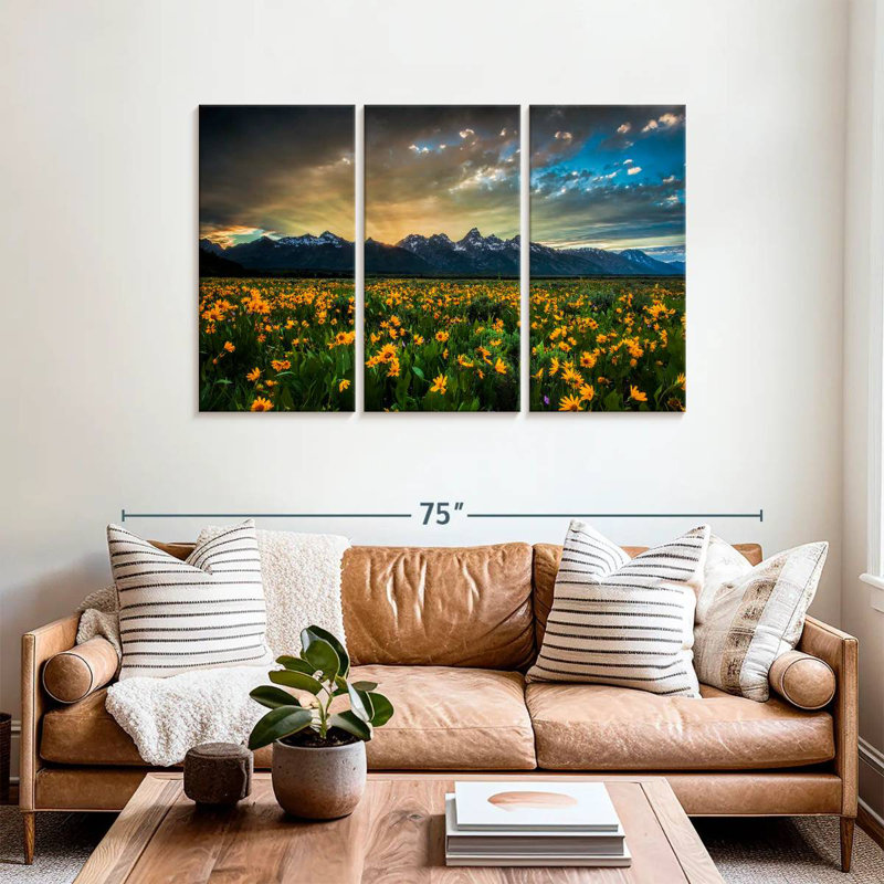 Rayons de soleil Alvord Grand Teton, H 36 po x l 57 po