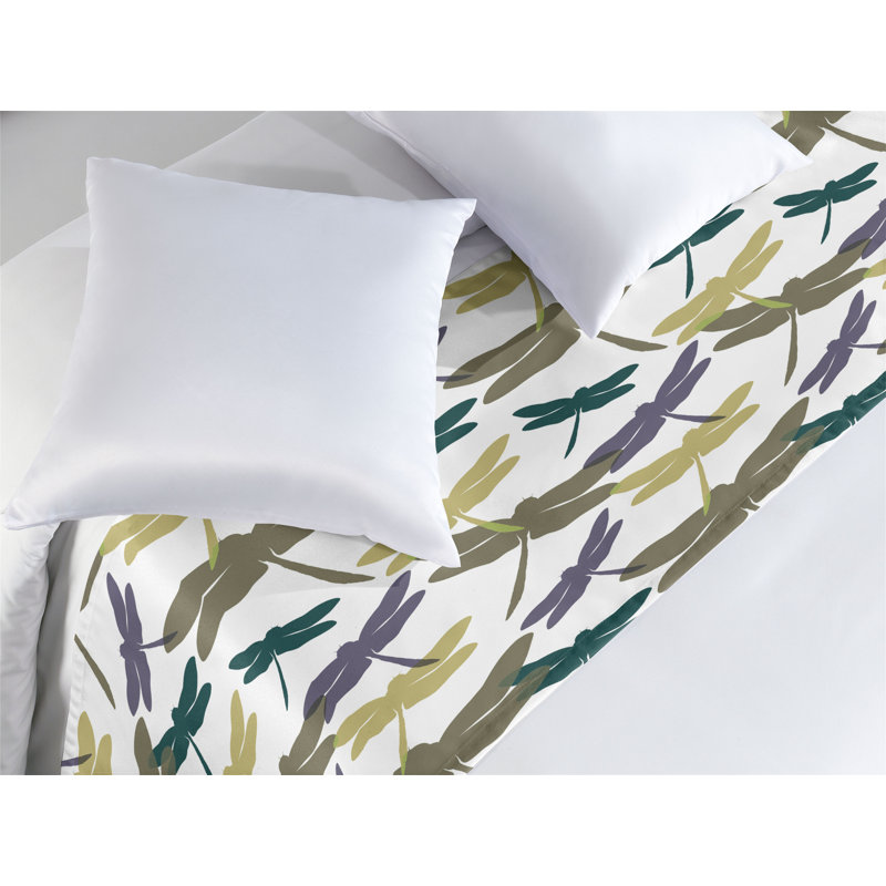 Foulard de lit Ambesonne Dragonfly, Très grand lit