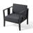 Junco Solid Wood Teak Outdoor Lounge Chair With Cushion And Arm-1326200989-1326200985