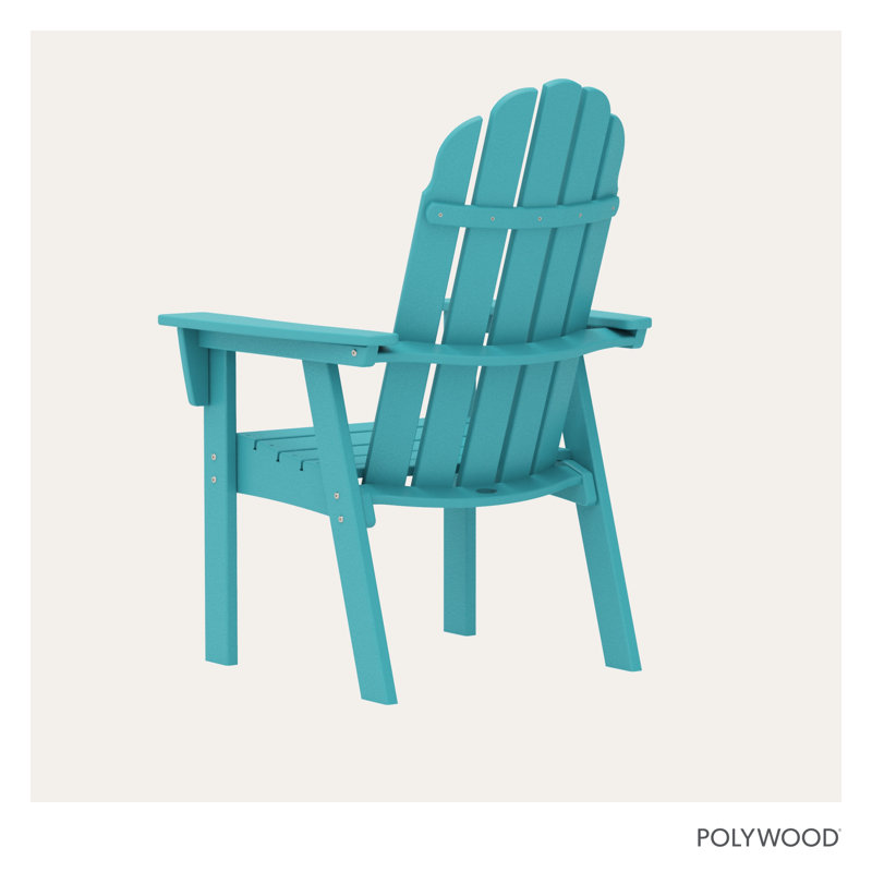 Chaise Adirondack POLYWOOD Vineyard Curveback, Aruba