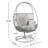 Reno Outdoor Wicker Swivel Lounge Chair