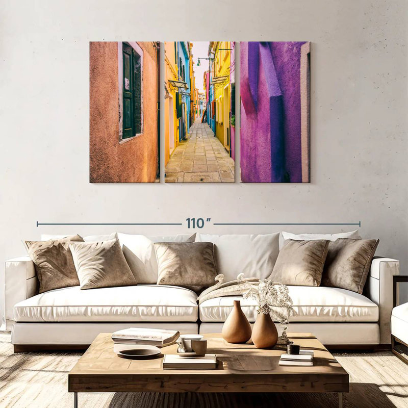 Rorry Burano Alley, 48" H x 74" W